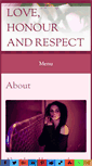 Mobile Screenshot of lovehonourandrespect.org
